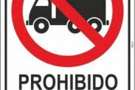 Restricción a la circulación de camiones por el fin de semana largo