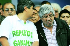Llamaron Moyano y Barrionuevo a un paro nacional
