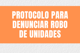 Protocolo para robo de unidades